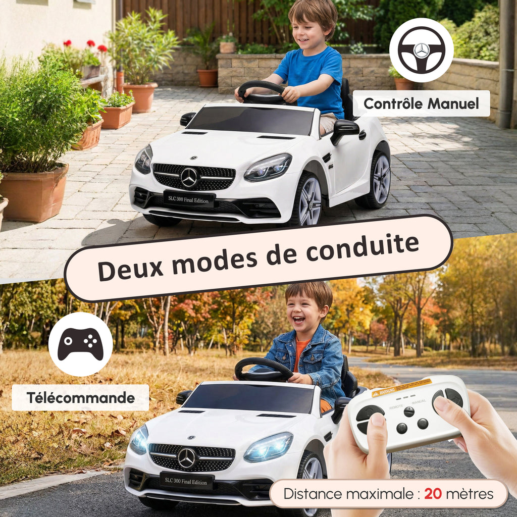 Mercedes SLC 300 Elektromos Gyerekautó – Licencelt, 12V, Távirányítóval