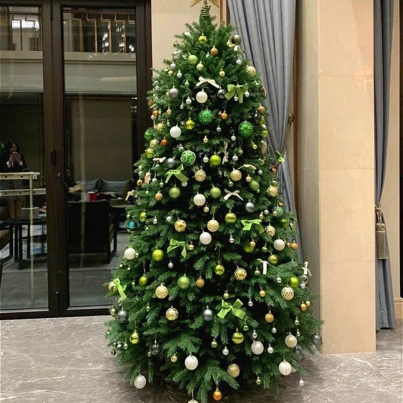 Christmas Tree With Reinforced Metal Frame ( Pure Pe )-1