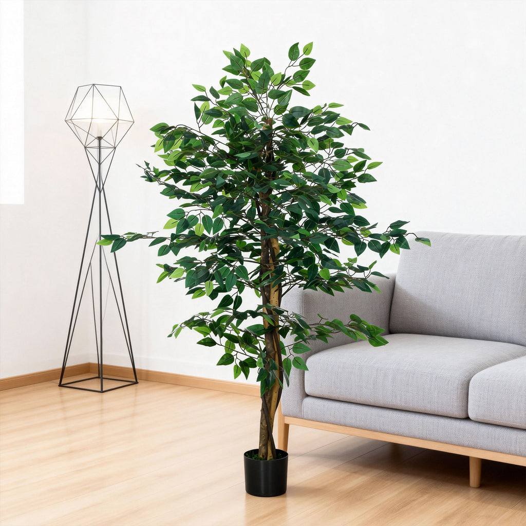 Élethű mű fikusz cserépben – 150 cm