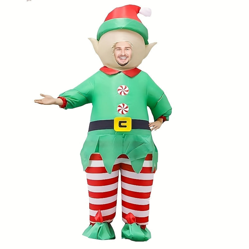 Christmas Elf Costume Adult Party Cosplay-0