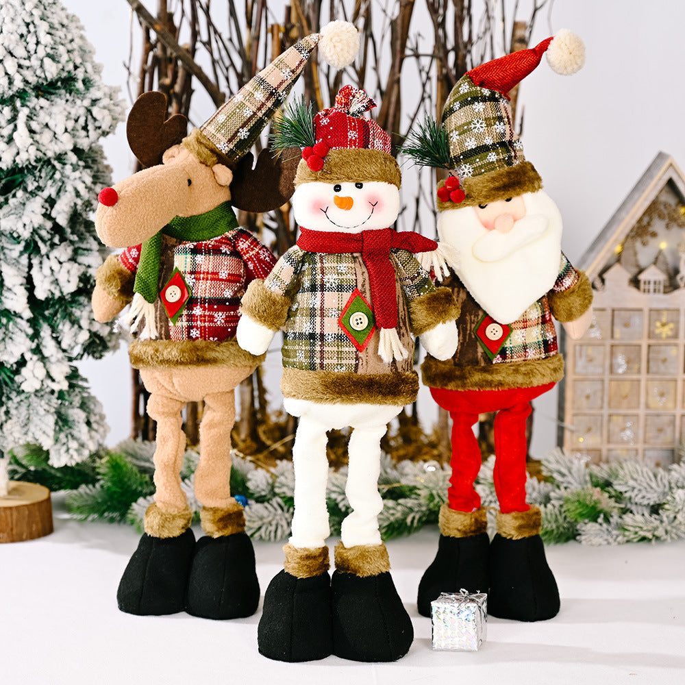 Christmas Telescopic Leg Doll-2