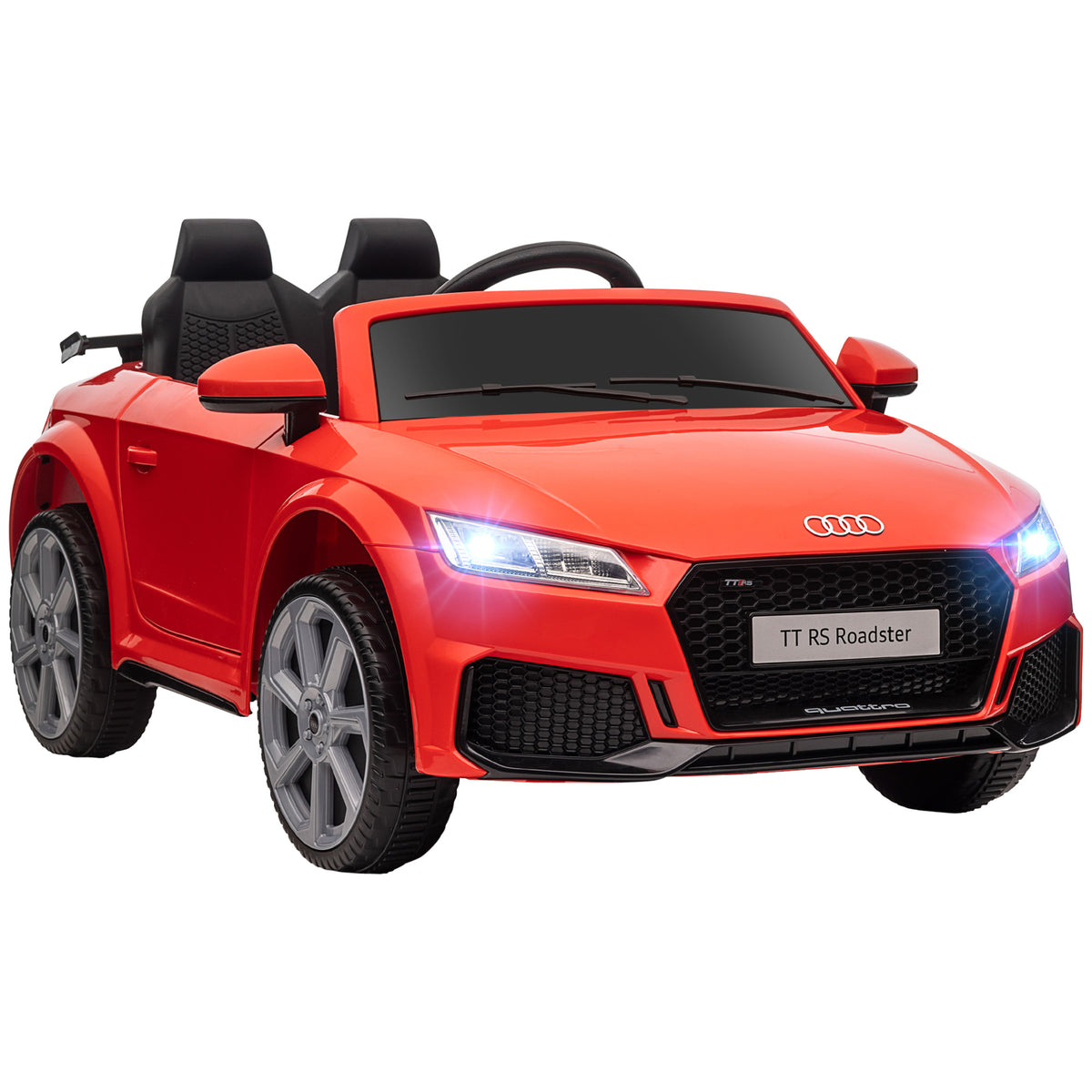 Véhicule électrique Enfant TT RS 12 V 30 W V. Max. 3 Km/h télécommande Effets sonores + Lumineux Rouge
