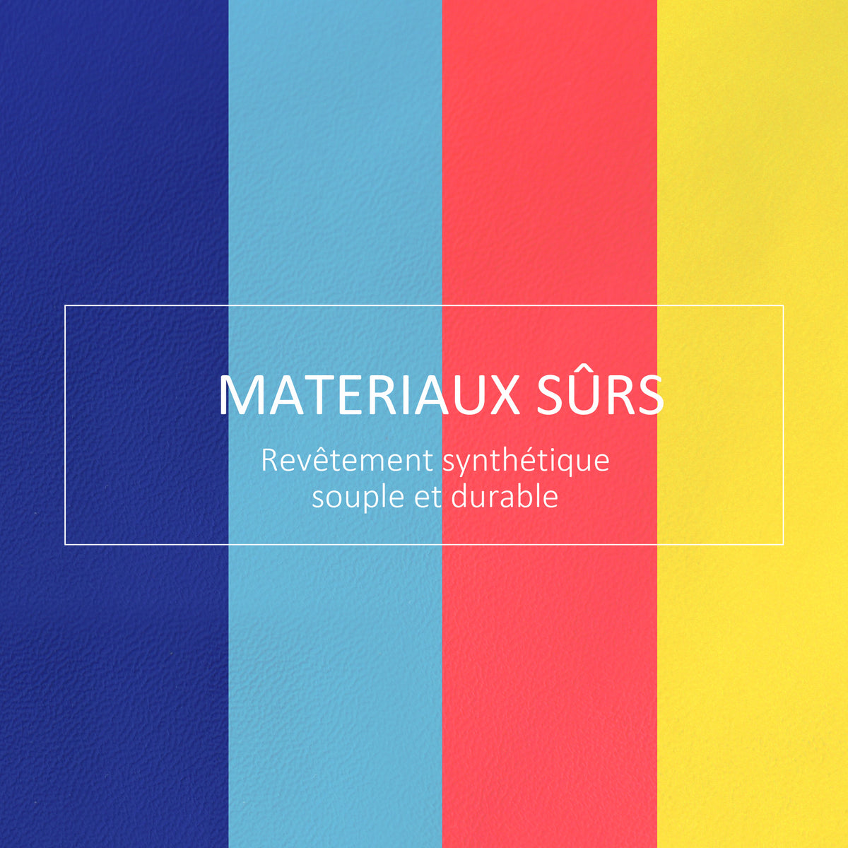 4 Blocs de construction XL - modules de motricité - jouets éducatifs - parcours motricité enfant mousse EPE polyuréthane, bleu, jaune, rouge