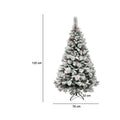 Snowy artificial pine - in several types - 120 cm-0