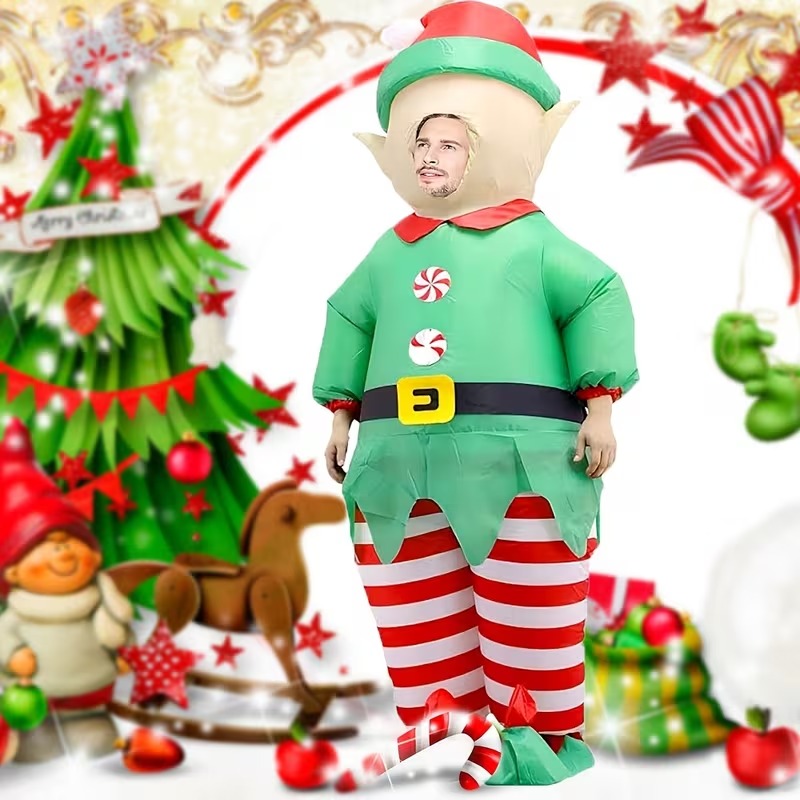 Christmas Elf Costume Adult Party Cosplay-2