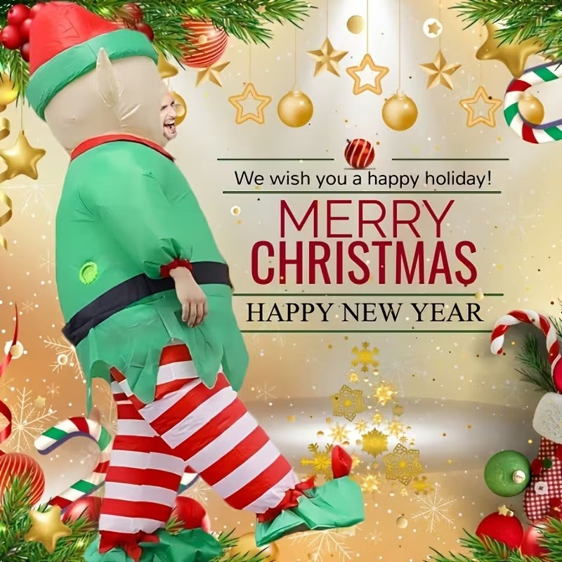 Christmas Elf Costume Adult Party Cosplay-3