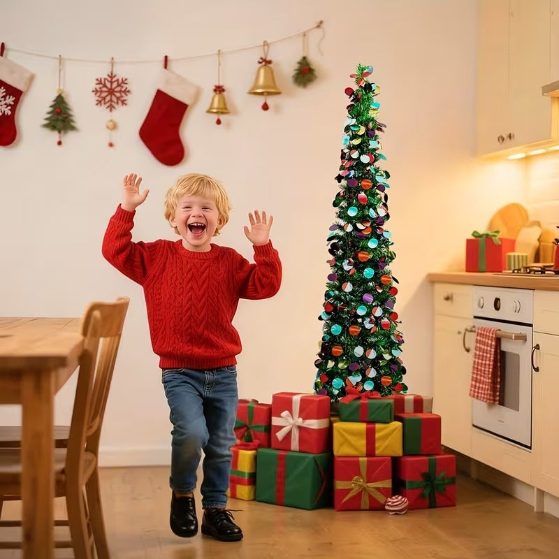 Pop-Up Sequin Christmas Tree-1