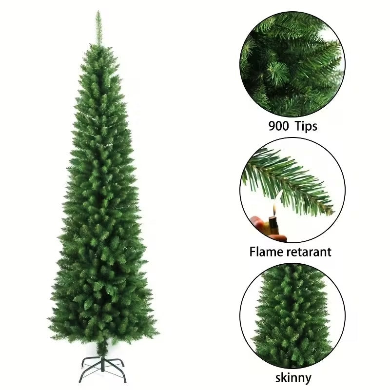 Slim Artificial Christmas Tree-2