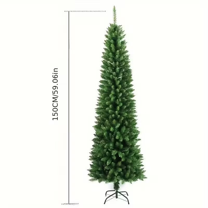 Slim Artificial Christmas Tree-4
