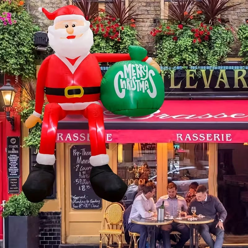 Santa Claus Inflatable Christmas Yard Decoration-3