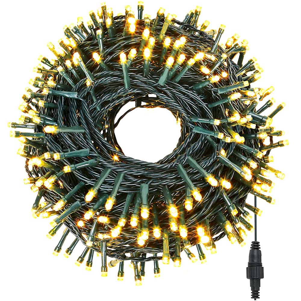 LED fényfüzér választható méretben és színben-480 LED-es -melegfehér-1