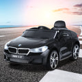 Voiture électrique Enfants 6 V 3 Km/h Max. Effets sonores et Lumineux télécommande Incluse Noir BMW 6 GT